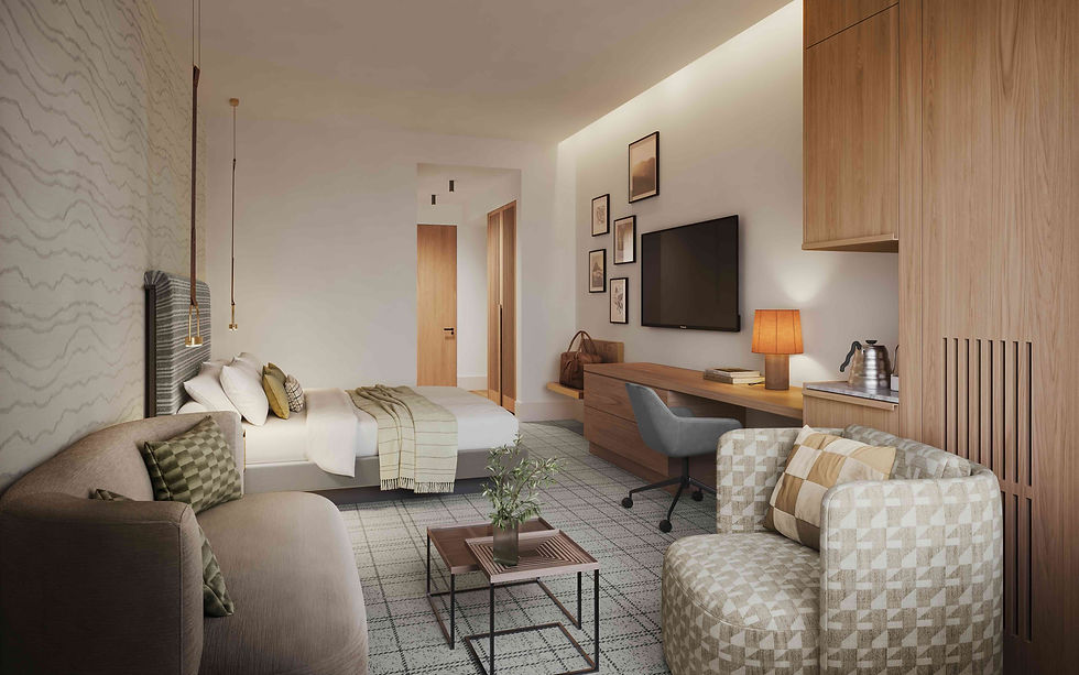 Imperial Hotel dining and social spaces