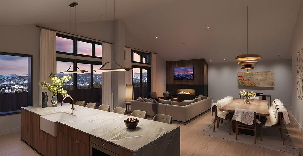 Imperial Chalets slopeside views, Breckenridge