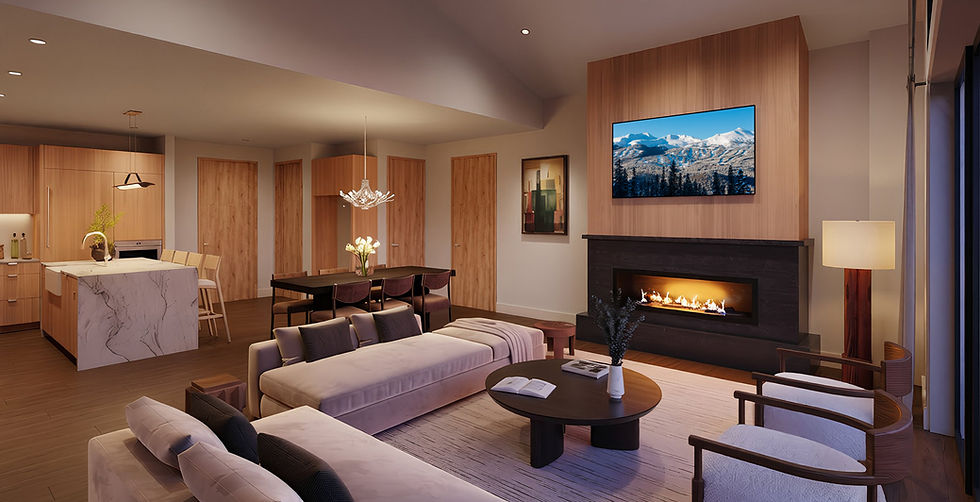 Imperial Hotel dining and amenity spaces, Breckenridge